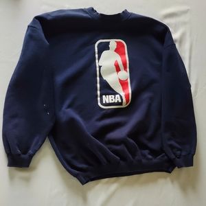 Navy Blue NBA Logo Sweatshirt